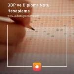 OBP ve Diploma Notu Hesaplama OBP ve Diploma Notu Hesaplama